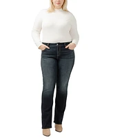 Silver Jeans Co. Plus Elyse Mid-Rise Comfort-Fit Slim Bootcut