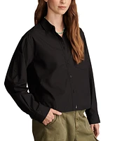 Lucky Brand Women's Cropped Shirt