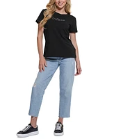 Guess Women's Briana-Short Sleeve Logo T-Shirt