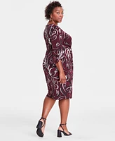 Connected Plus Side-Tab Dress