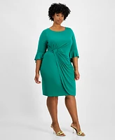 Connected Plus Side-Tab Dress