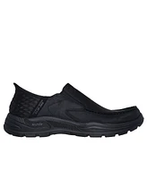 Skechers Men's Relaxed Fit Arch Slip-Ins: Motley Leather Low Slip-On Casual Sneakers from Finish Line