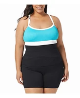 Beach House Sport Plus Flex Ribbed Tankini Top