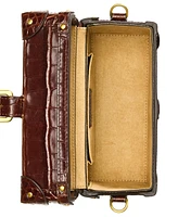 Lauren Ralph Lauren Tanner Trunk Mini Leather Crossbody