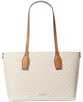 Michael Kors Charlie Logo Medium Tote With Small Zip Case, Created For Macy's