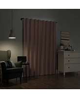 Cyrus Thermal 100% Blackout Back Tab Curtain Panel