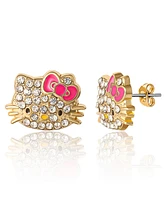 Hello Kitty Sanrio Pave Crystal Stud Earring