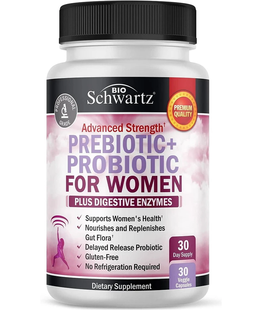 BioSchwartz Prebiotics and Probiotics for Women