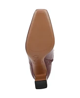 Franco Sarto Women's Bowman Wide Calf Square Toe Knee High Dress Boots