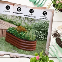 Galvanized Raised Garden Bed (5'x2'x1.4')
