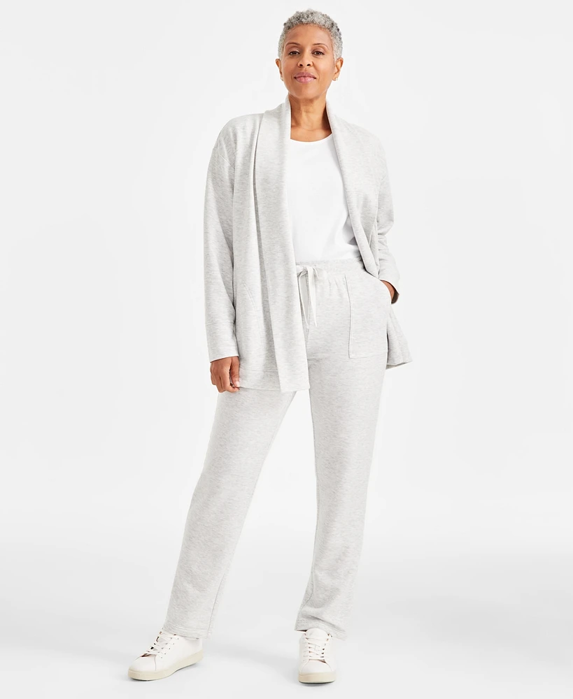 Style & Co Women's Cozy Cardigan Sweatshirt, Created for Macy's