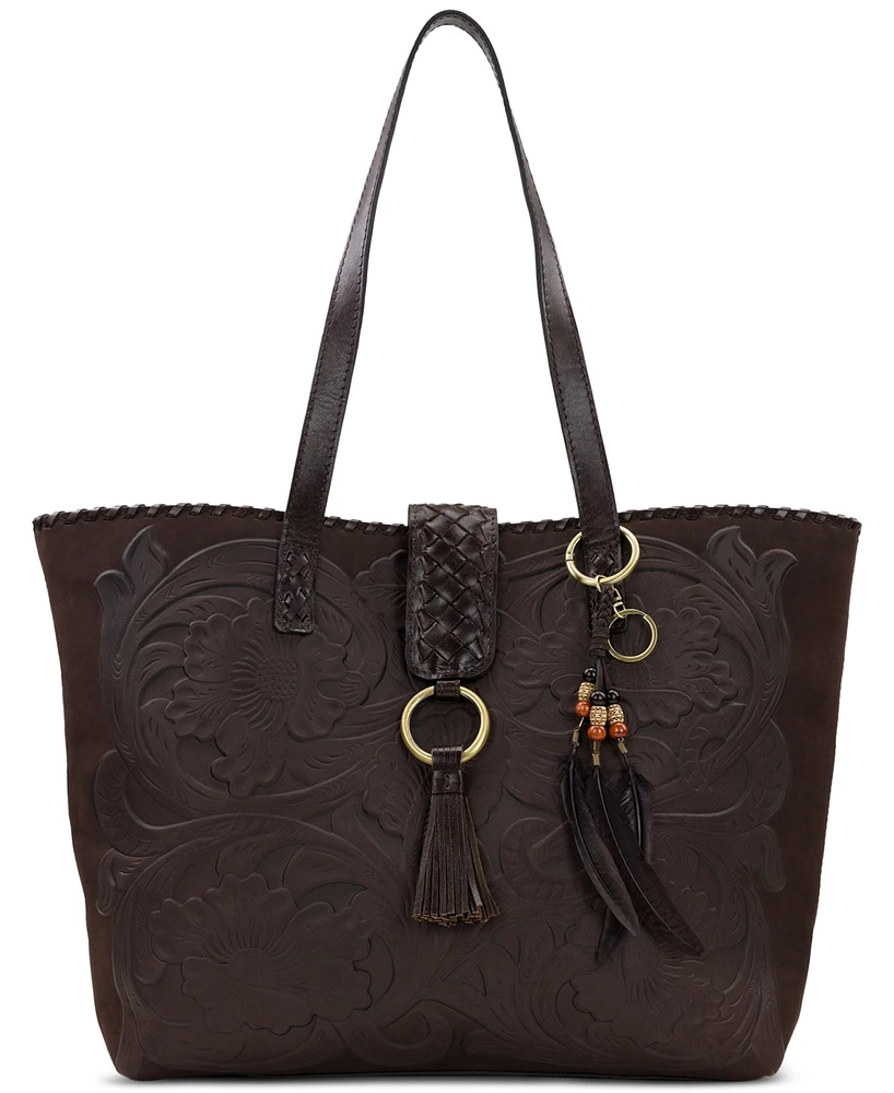 Patricia Nash Wyatt Extra-Large Leather Tote