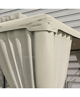 9.6' x 11.6' Patio Gazebo: Garden Canopy Shelter with Netting