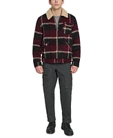 Levi's Men's Plaid Full-Zip Depot Jacket with Fleece Collar