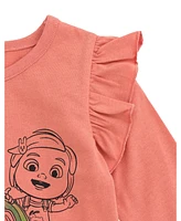 CoComelon Toddler Girls Jj Cody Nina T-Shirt and Leggings Outfit Set to