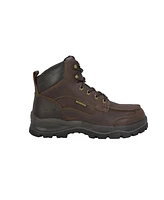 AdTec Men's Men 6" Tumbled Leather Moc Soft Toe Waterproof Work Boots