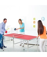 60'' Portable Table Tennis Ping Pong Folding Table