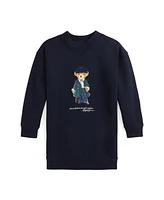 Polo Ralph Lauren Toddler and Little Girls Bear Fleece Sweatshirt Dress