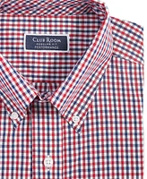 Club Room Men's Regular-Fit Gingham Dress Shirt, Created for Macy's