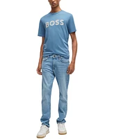 Boss by Hugo Men's Rubber-Print Logo T-Shirt