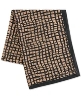 Calvin Klein Women's Geo-Print Chiffon Wrap Scarf