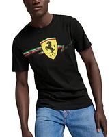 Puma x Ferrari Men's Short Sleeve Race Shield Graphic T-Shirt