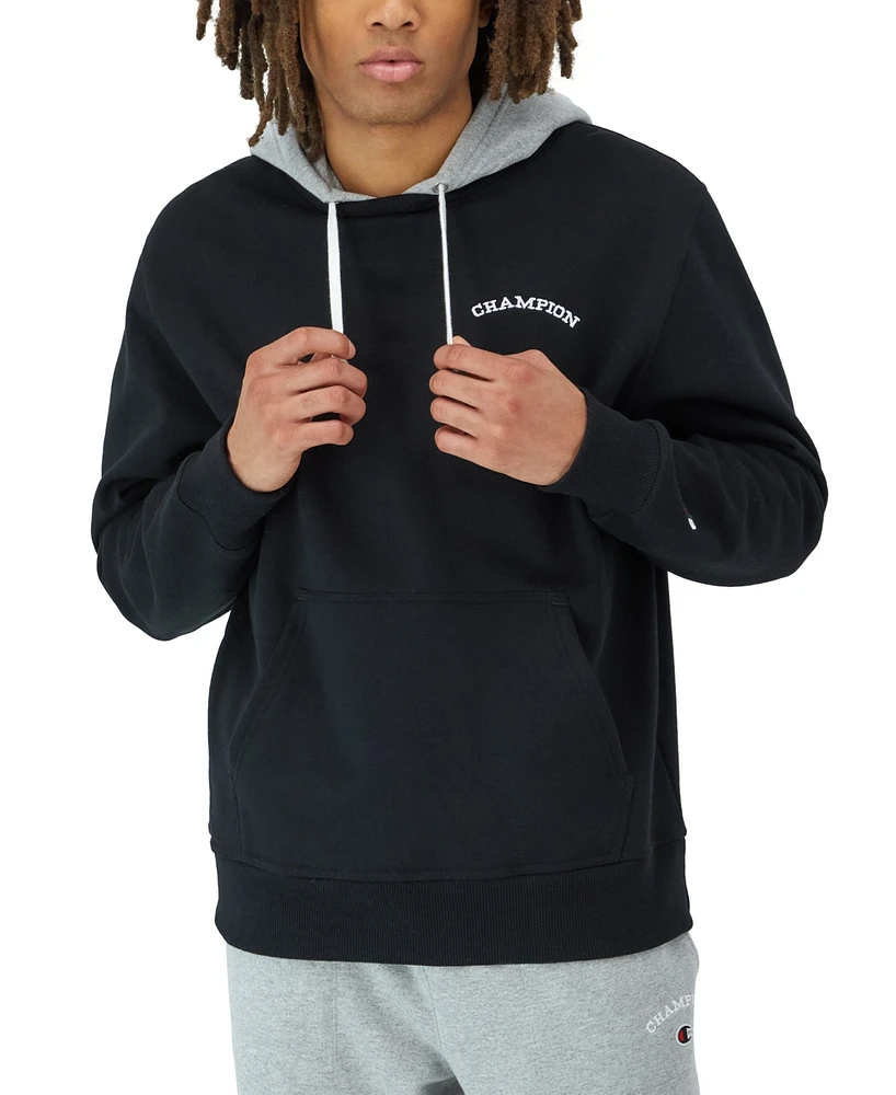 Champion Men's Power Blend Drawstring Logo Hoodie