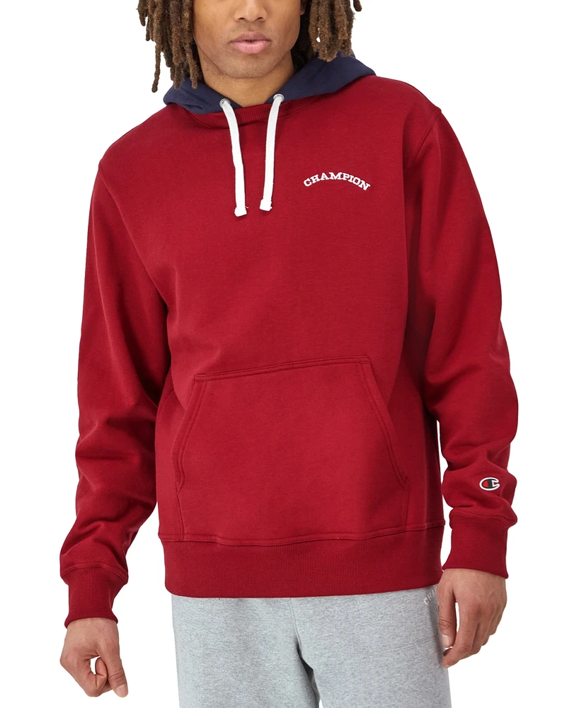 Champion Men's Power Blend Drawstring Logo Hoodie