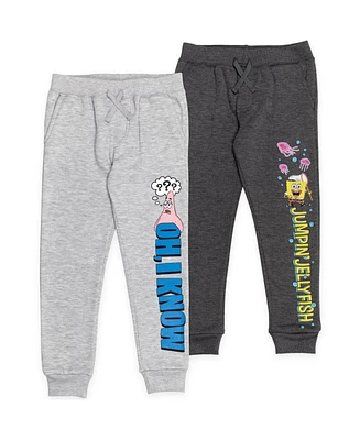 SpongeBob SquarePants Boys Patrick Star Fleece 2 Pack Pants