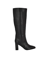 Calvin Klein Women's Dawna Block Heel Knee High Tall Shaft Boots