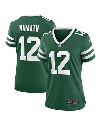 Nike Women's Joe Namath Legacy Green New York Jets Retired Player Game Jersey