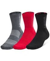 Under Armour Men's 3-Maker 3-Pk. Moisture-Wicking Mid-Crew Socks