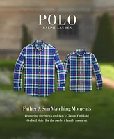 Polo Ralph Lauren Men's Classic-Fit Plaid Oxford Shirt