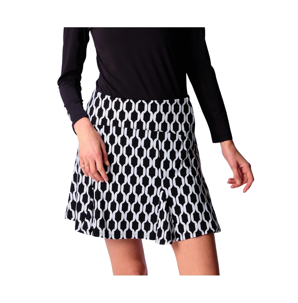 G Lifestyle Clothing Women's Godet Skort