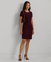 Lauren Ralph Women's Slim-Fit Cap-Sleeve Cocktail Sheath Dress