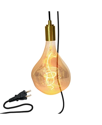 Brightech Scorpio 20' Plug-in Amber Led Vintage Pendant Light