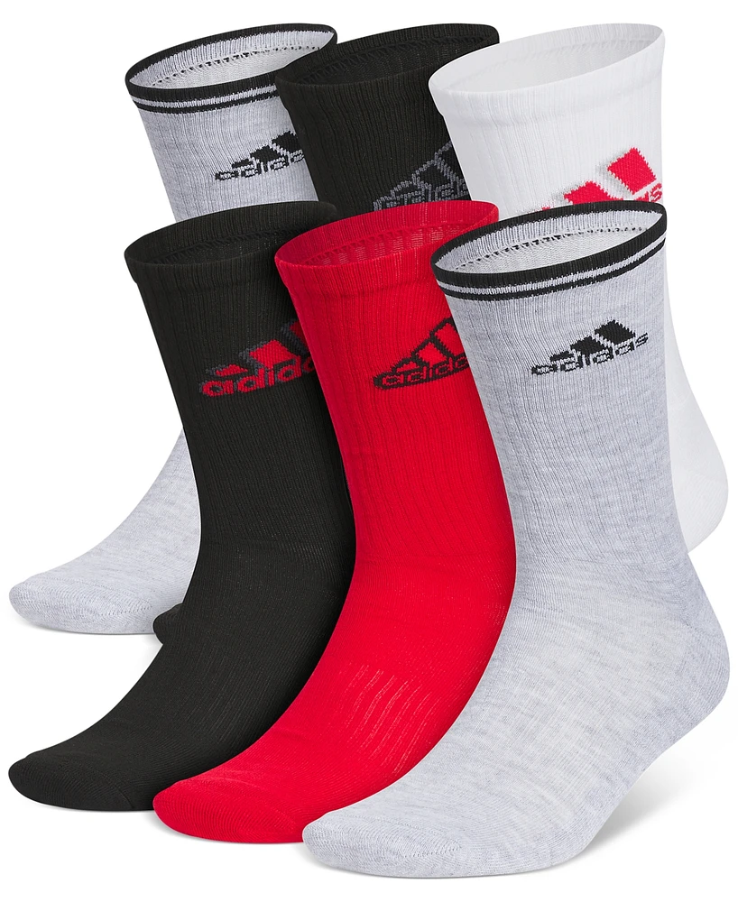 adidas Men's Mix 2.0 6-Pk. Athletic Cushioned Crew Socks