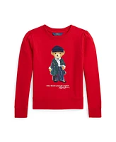 Polo Ralph Lauren Big Girls Bear Fleece Sweatshirt