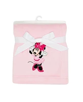 Lambs & Ivy Disney Baby Minnie Mouse Love Pink Soft Fleece Baby Blanket