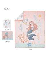 Bedtime Originals Disney Baby The Little Mermaid 3-Piece Baby Crib Bedding Set