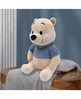 Lambs & Ivy Disney Baby Forever Pooh Beige/Blue Bear Plush – Winnie the Pooh by