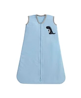 Lambs & Ivy Baby Dino Blue/White Dinosaur Nursery 6-Piece Crib Bedding Set