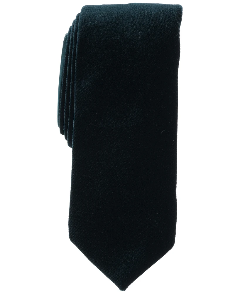 Alfani Men's Morris Velvet Solid Tie, Created for Macy's