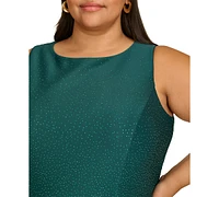 Calvin Klein Plus Embellished Sleeveless Dress