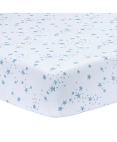 Bedtime Originals Airplane/Stars Aviation 2-Pack Fitted Crib/Toddler Sheet Set