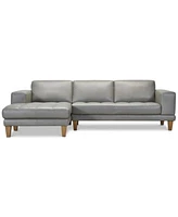 Niebee Leather Sectional Collection Created For Macys