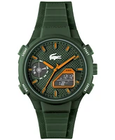 Lacoste Men's LC33 Khaki Silicone Strap Watch 45mm