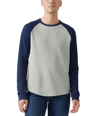 Levi's Men's Thermal Long Raglan Sleeve Colorblocked T-Shirt