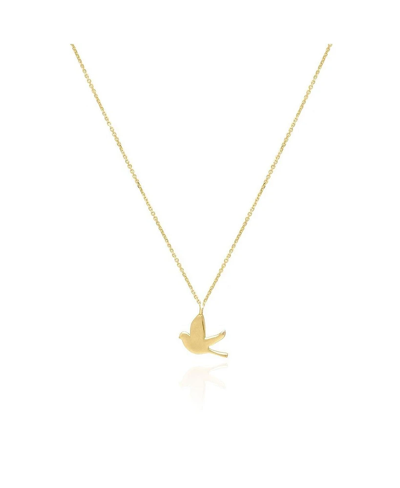 The Lovery Gold Dove Necklace 14K Gold