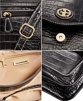 Giani Bernini Croc Flap Small Crossbody, Created for Macy's